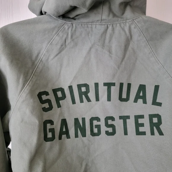 Spiritual Gangster Hooded Military Jacket